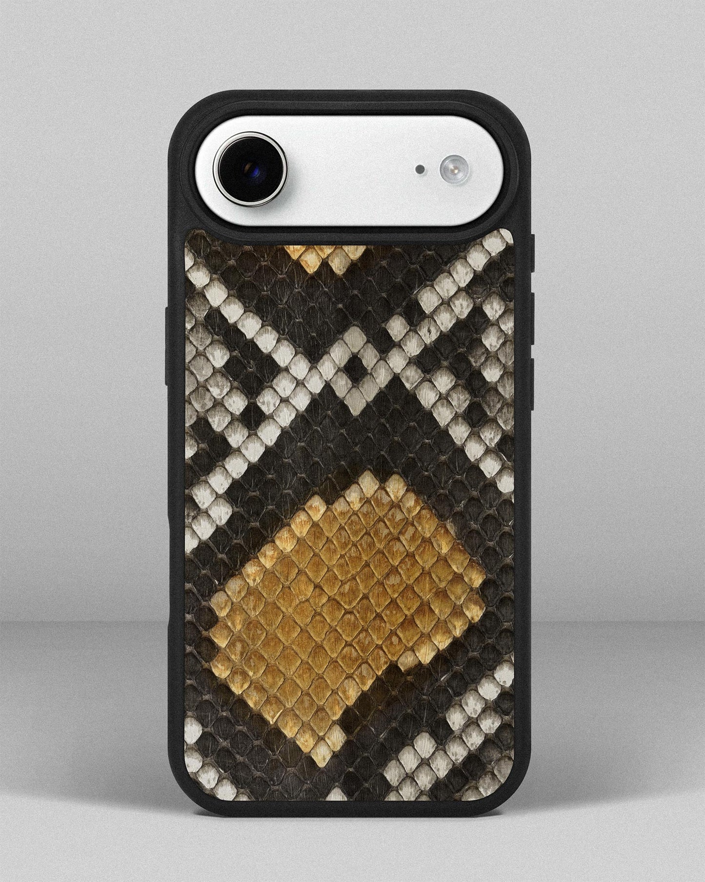 Gray & Yellow Python Skin Sport Case for iPhone 17 Air