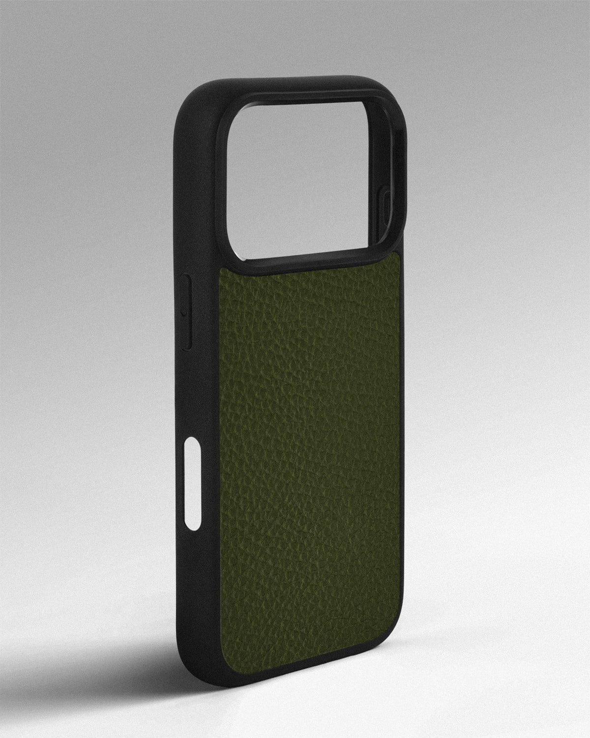 Dark Green Leather Sport Case for iPhone 18 Pro Max