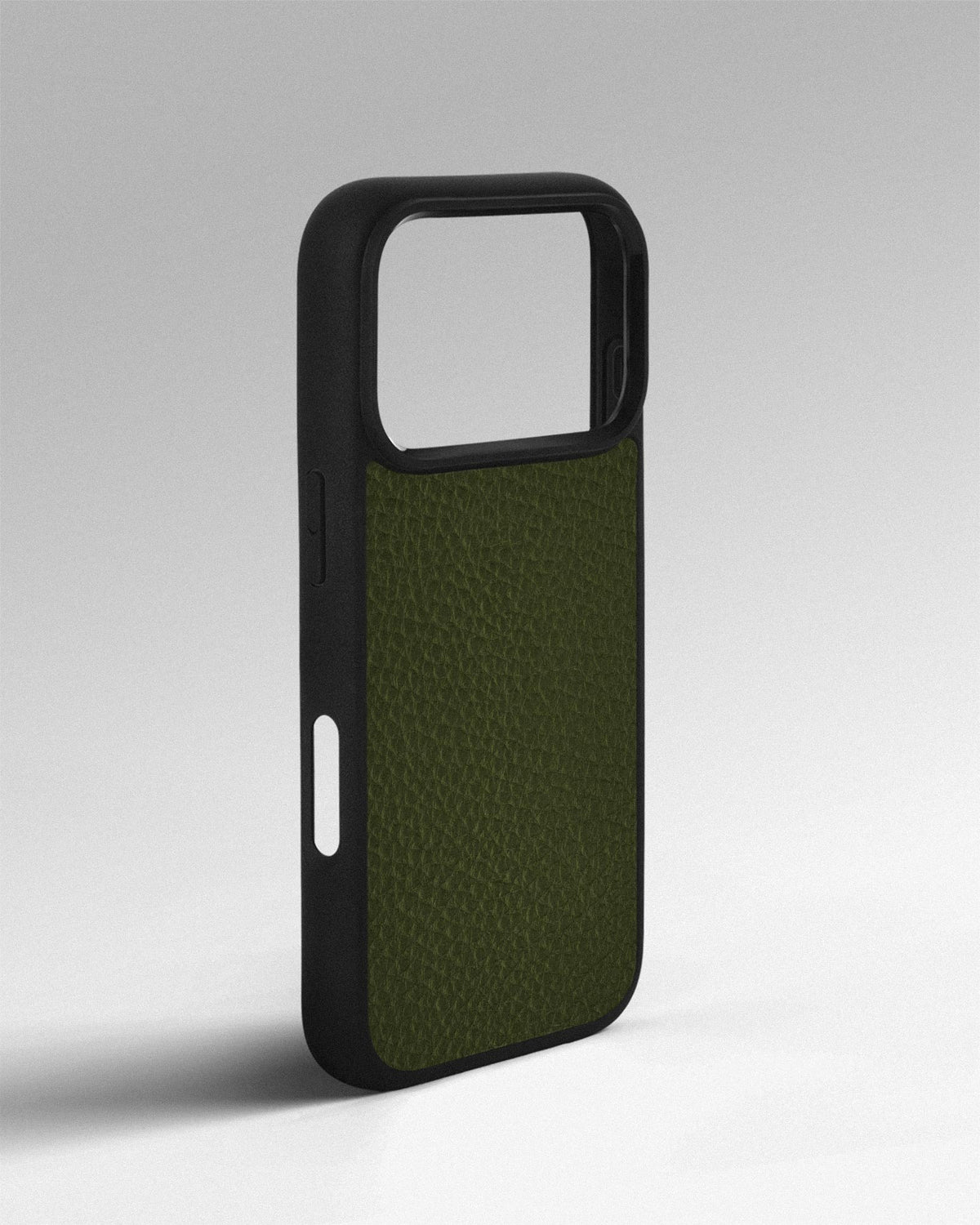 Dark Green Leather Sport Case for iPhone 18 Pro