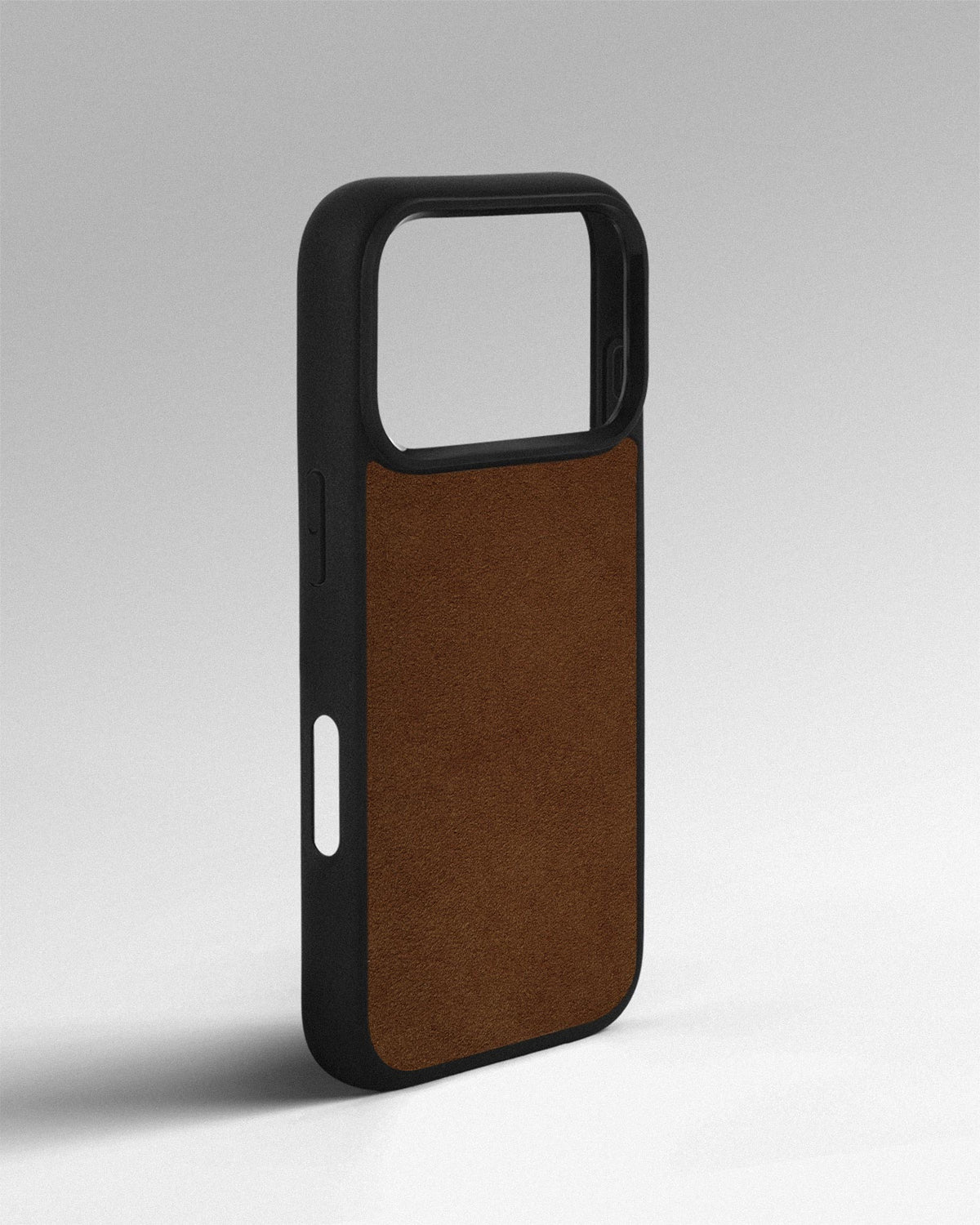 Brown Alcantara Sport Case for iPhone 18 Pro
