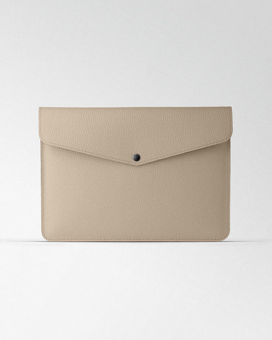Світло-сірий чохол з алькантари для MacBook
