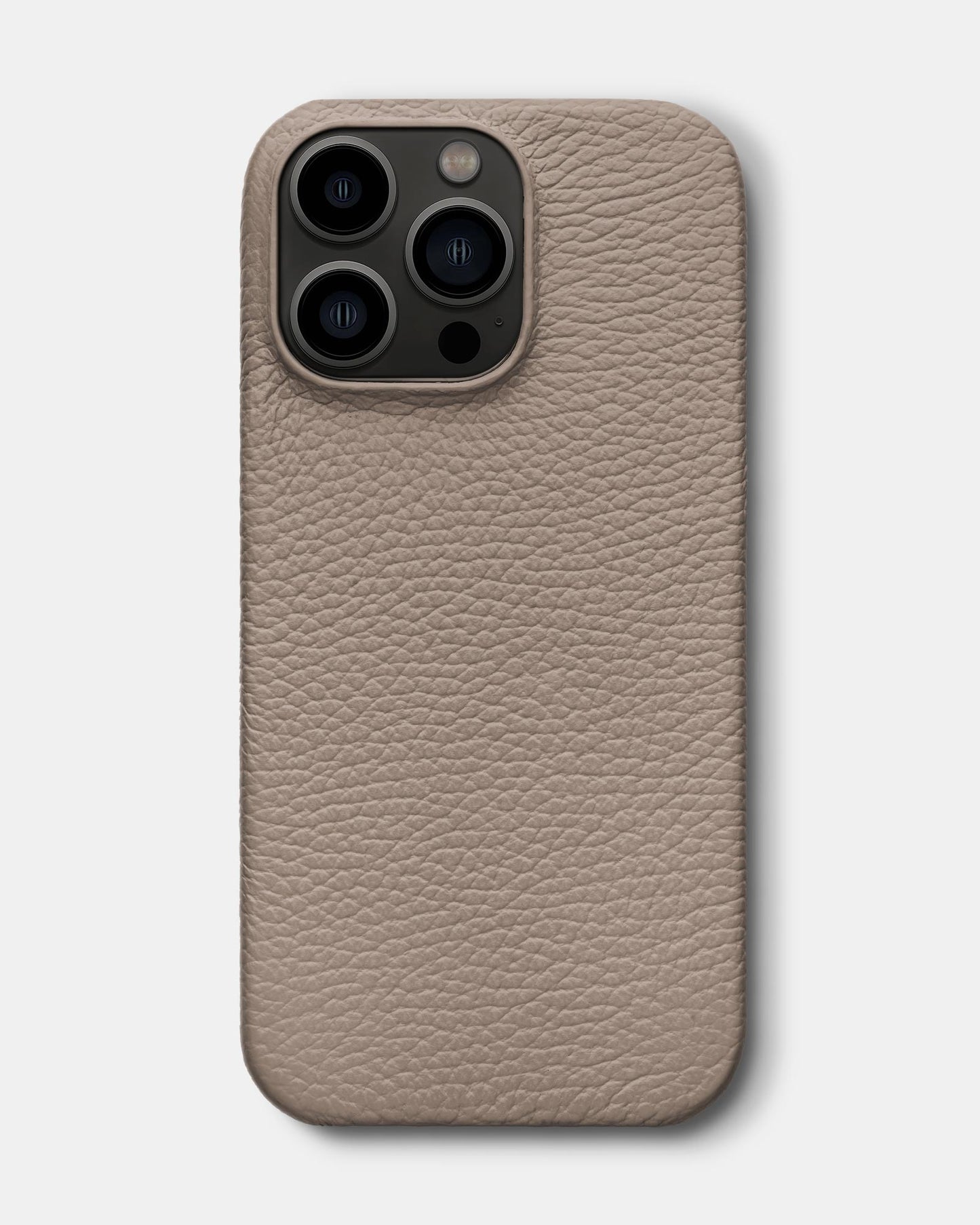 Beige Leather Case for iPhone 13 Pro Max