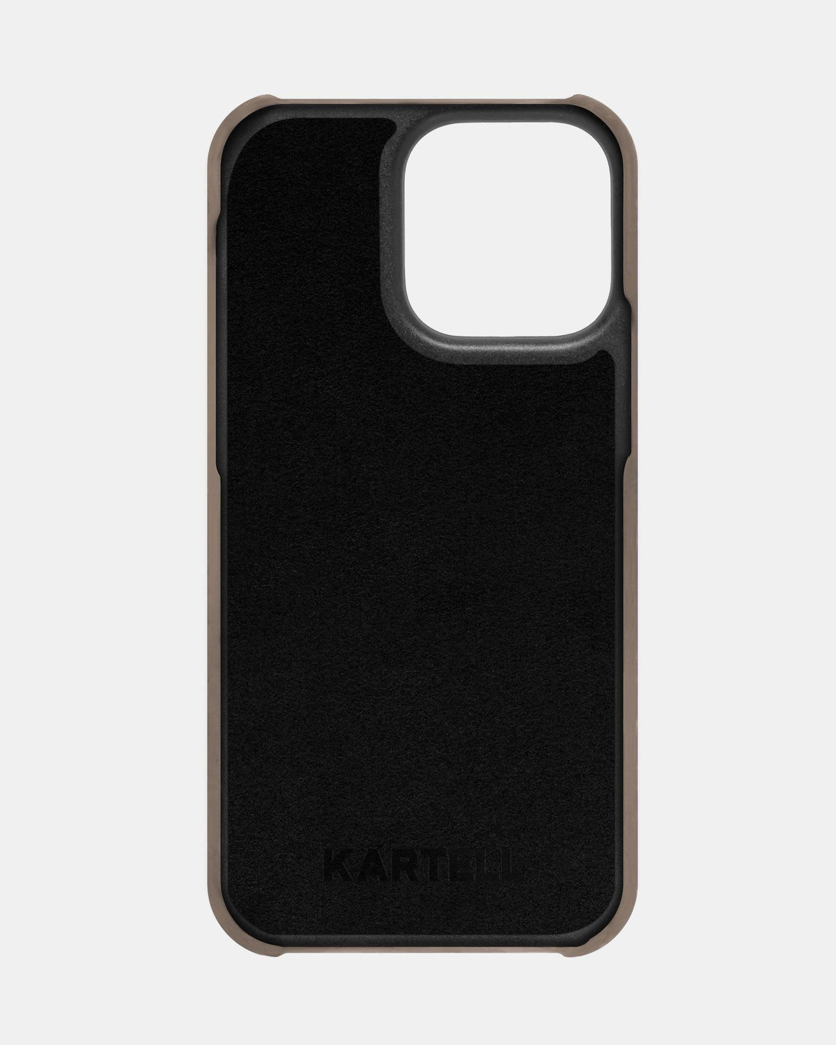 Beige Leather Case for iPhone 16 Pro