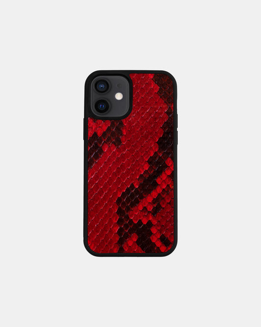 Спортивний чохол Red Python Skin для iPhone 12 Mini