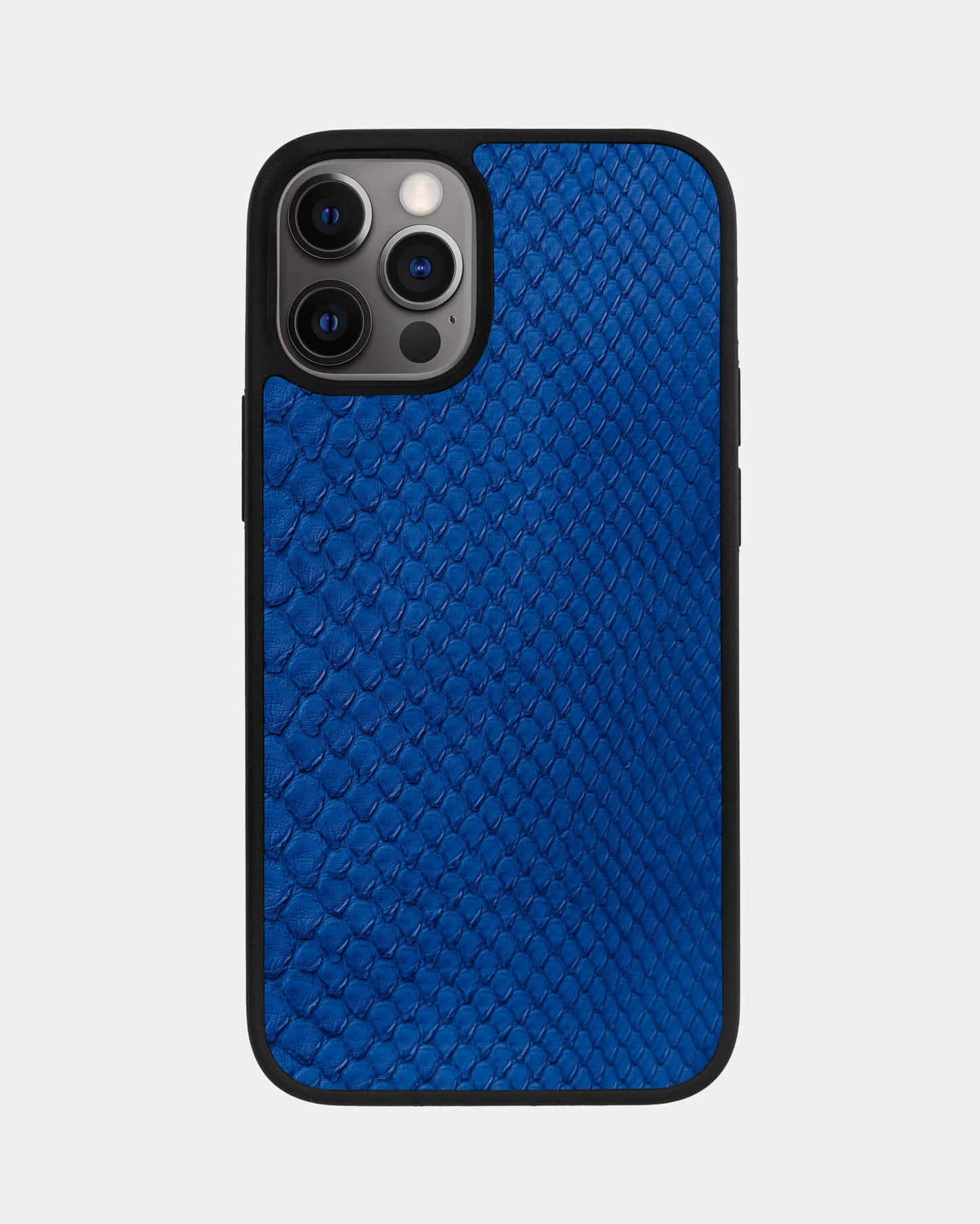 Blue Python Skin Sport Case for iPhone 12 Pro Max