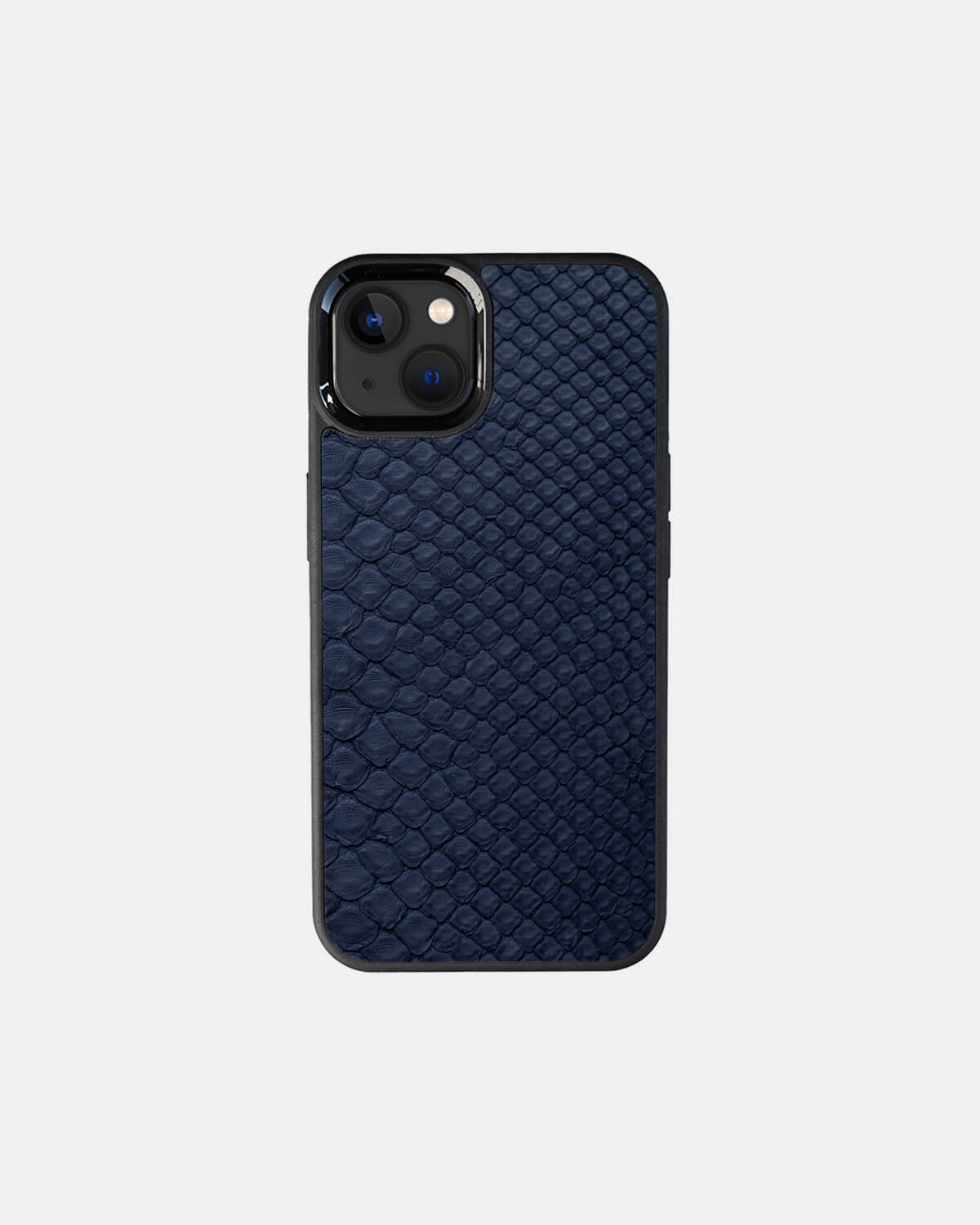 Dark blue Python Skin Sport Case for iPhone 13