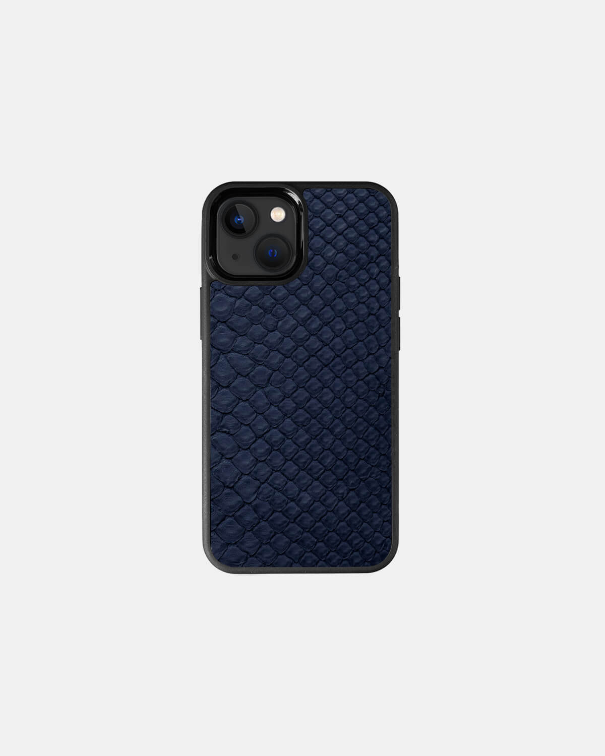 Dark blue Python Skin Sport Case for iPhone 13 Mini