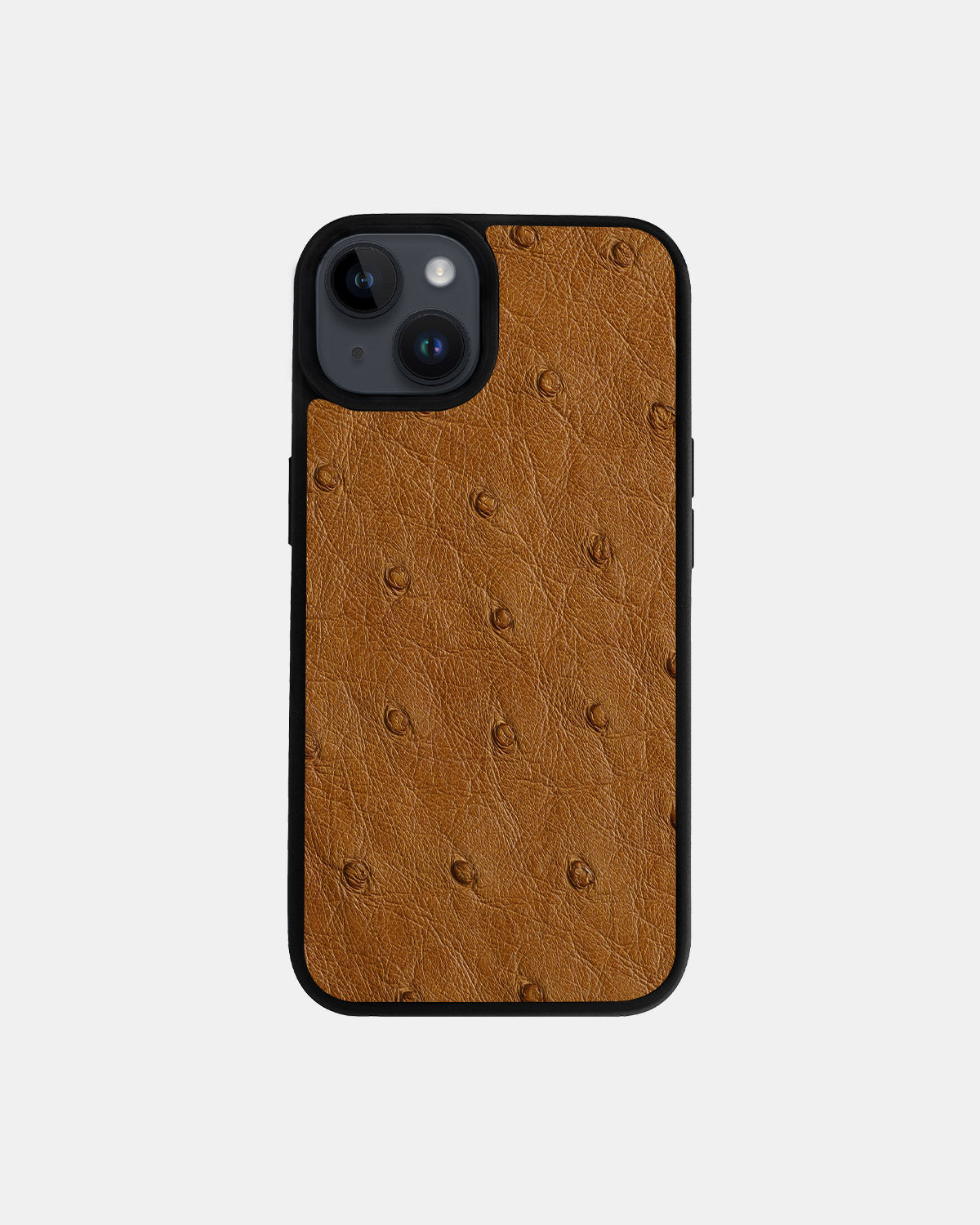 Light brown Ostrich Sport Case for iPhone 14