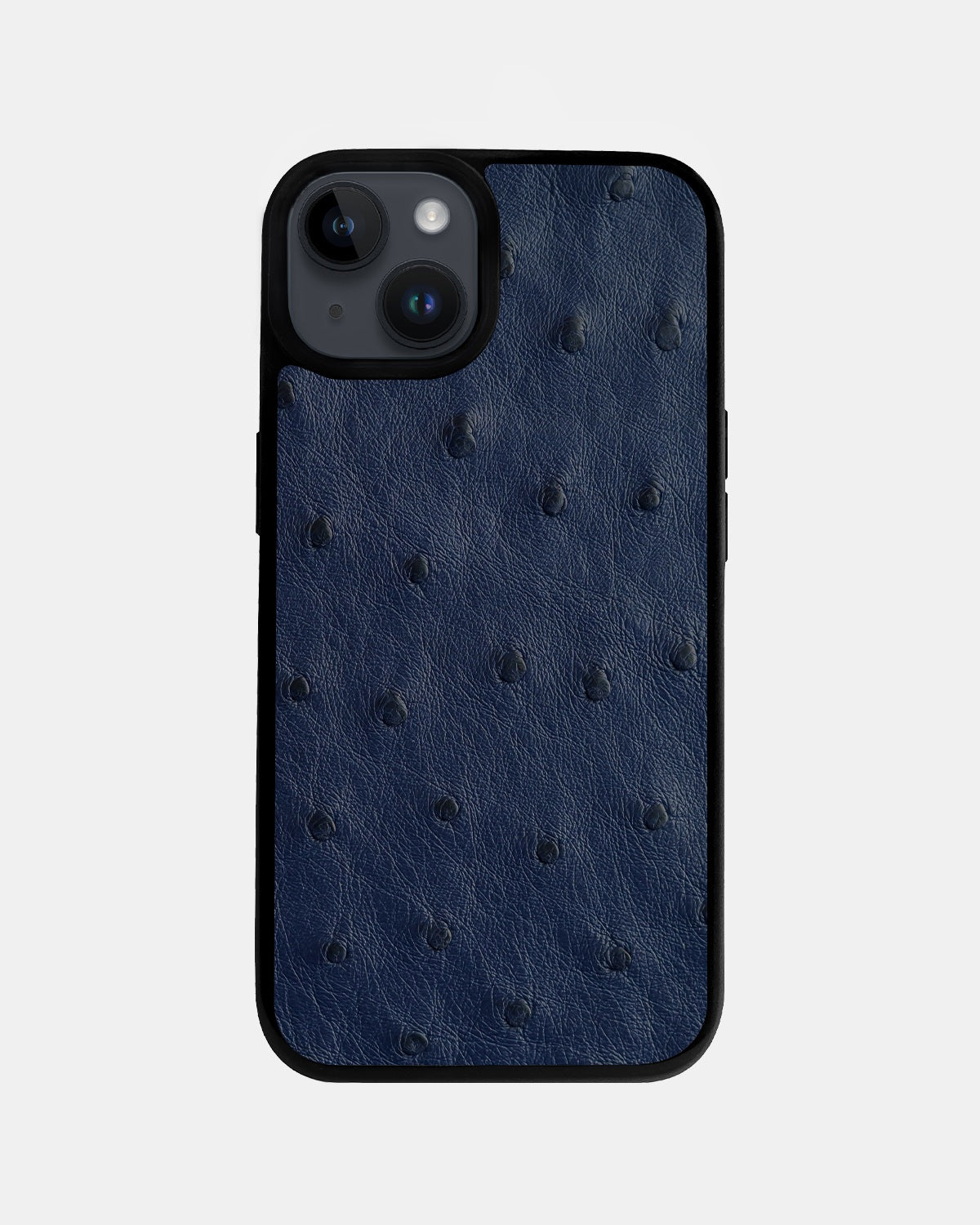 Dark blue Ostrich Sport Case for iPhone 14 Plus