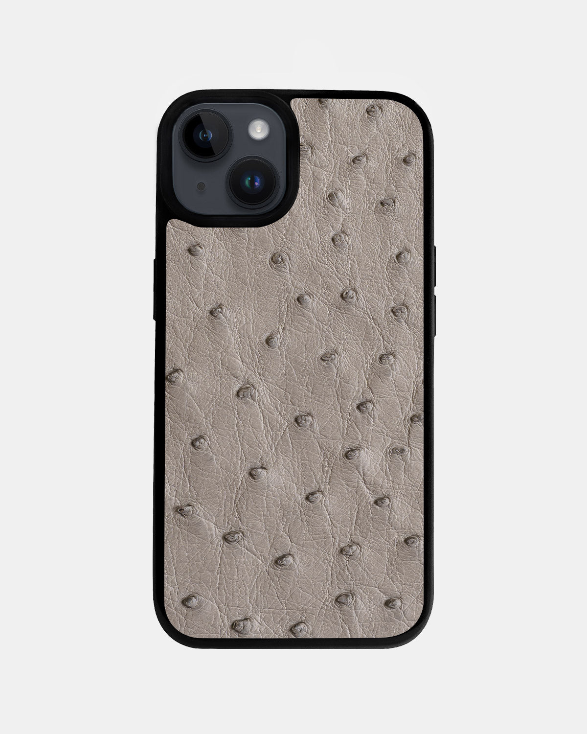 Gray Ostrich Sport Case for iPhone 14 Plus