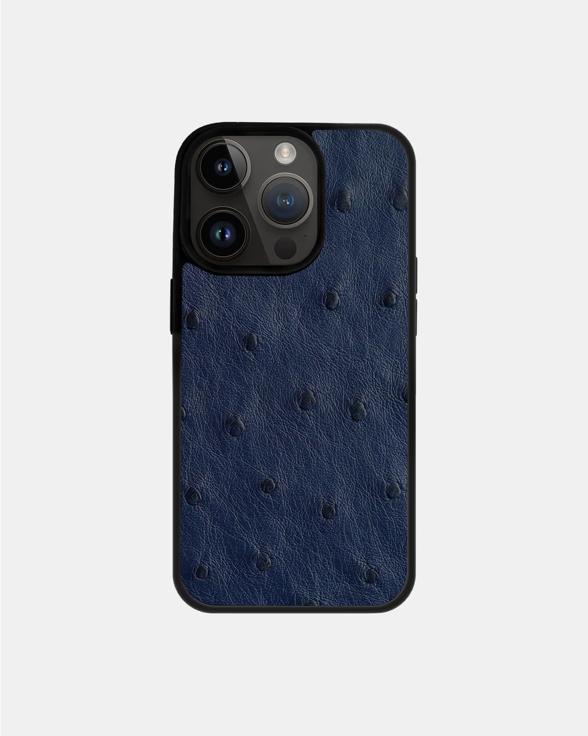 Dark blue Ostrich Sport Case for iPhone 14 Pro