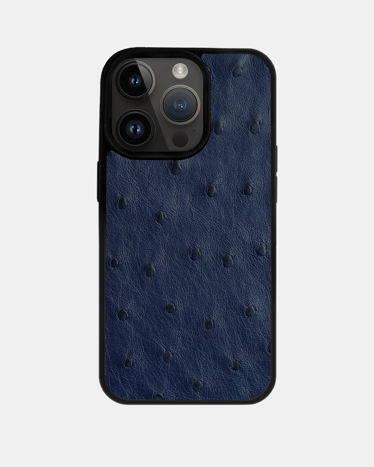 Dark blue Ostrich Sport Case for iPhone 14 Pro Max