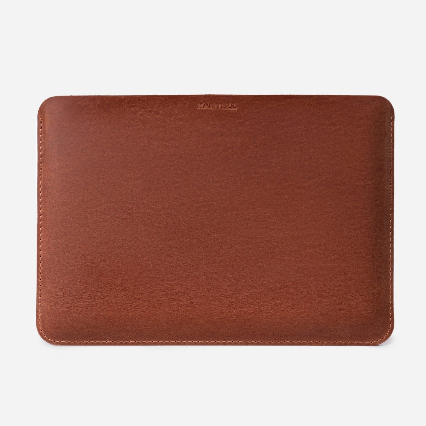 Ginger Crazy Horse Leather Open MacBook 16 Pro (2019) Case