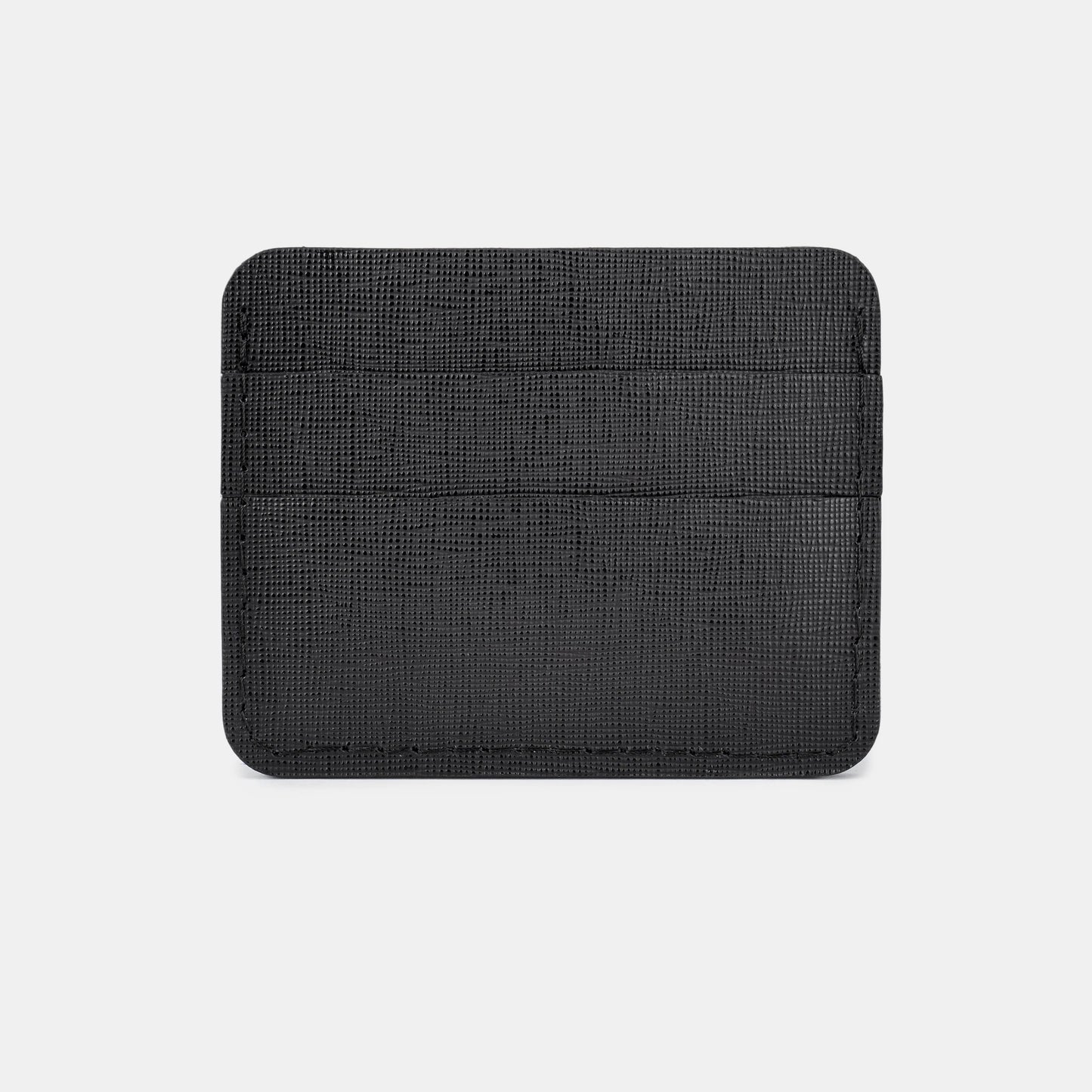 Black Saffiano Calf Leather Cardholder