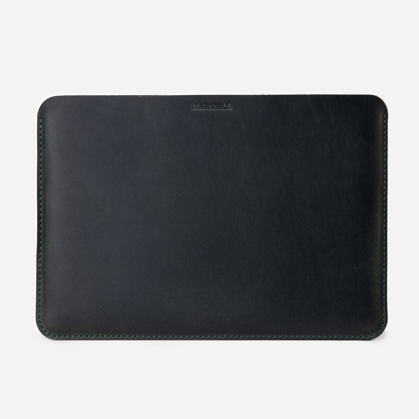 Dark Green Crazy Horse Leather Open MacBook 16 Pro (2019) Case