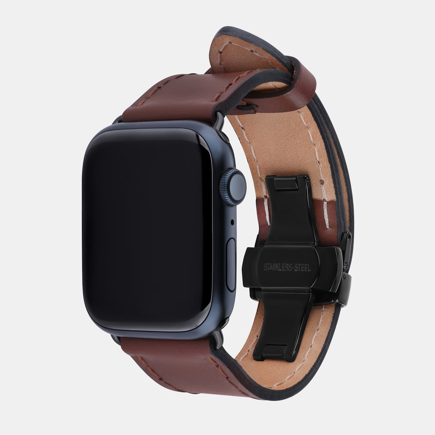 Ginger Calf Leather Apple Watch Strap