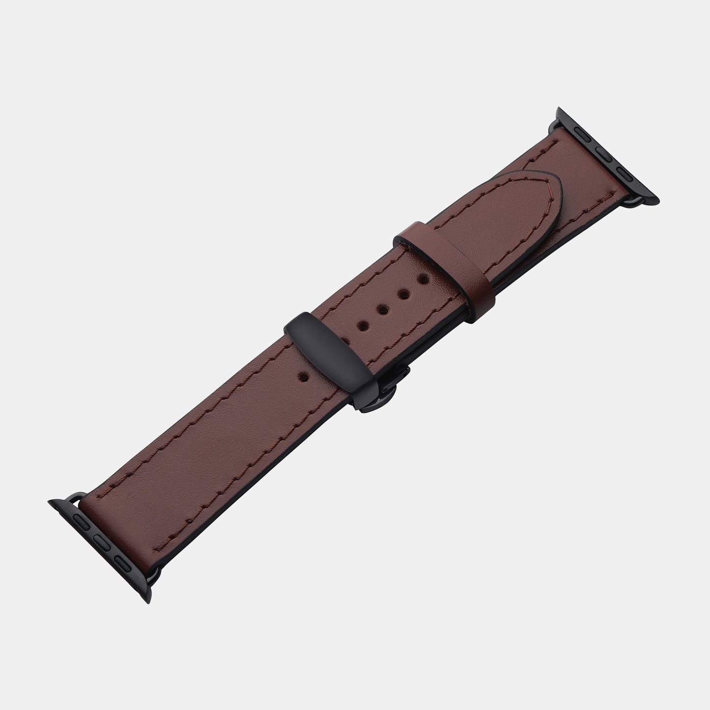 Ginger Calf Leather Apple Watch Strap