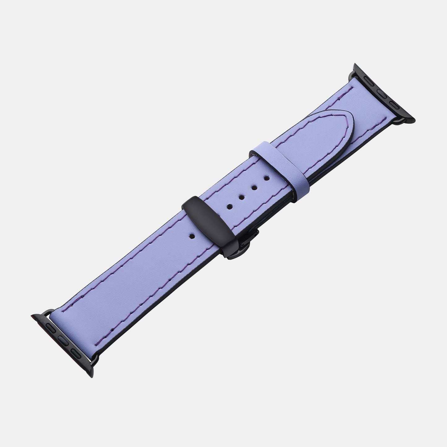 Violet Calf Leather Apple Watch Strap