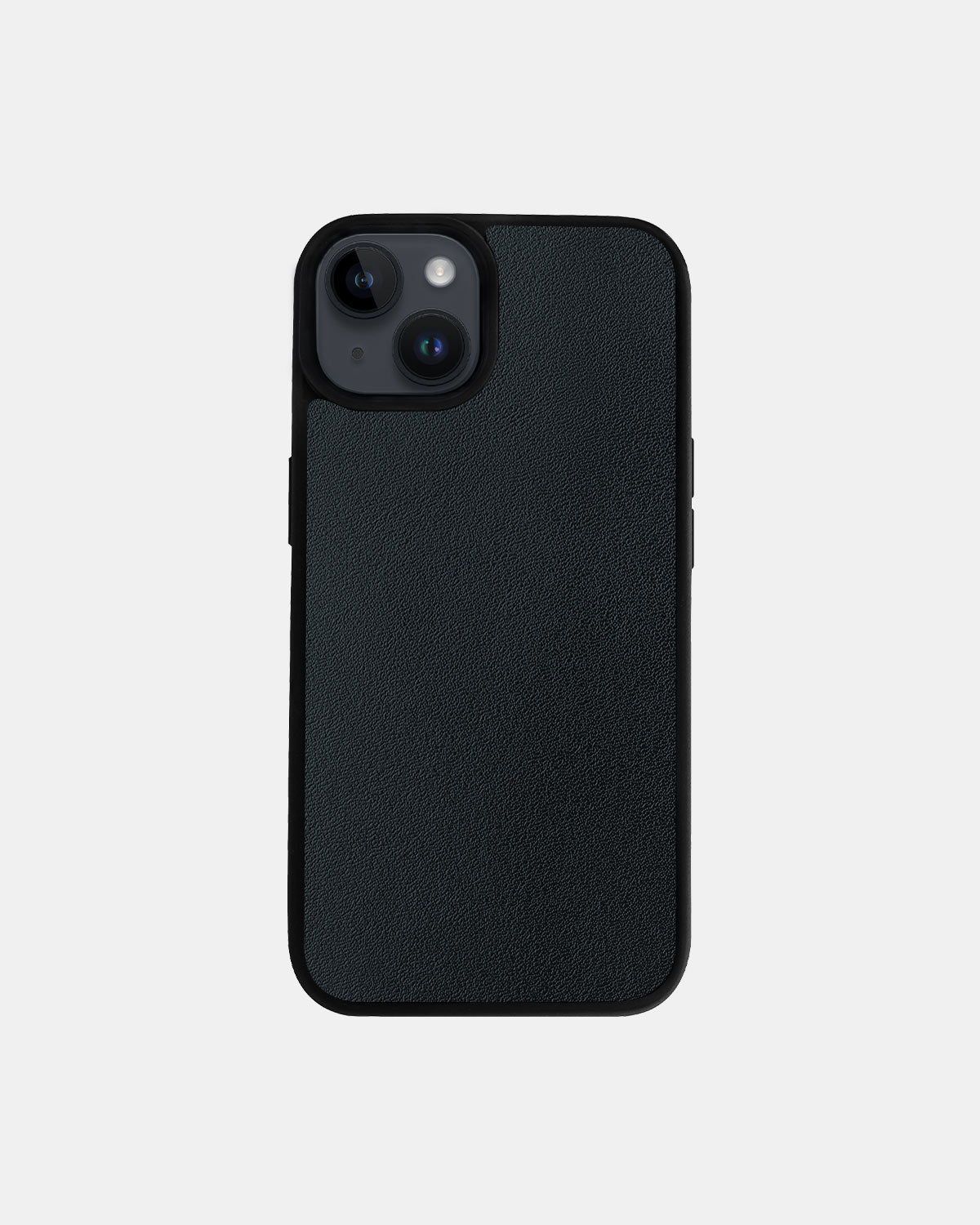 Smooth Navy Blue Leather Sport Case for  iPhone 14