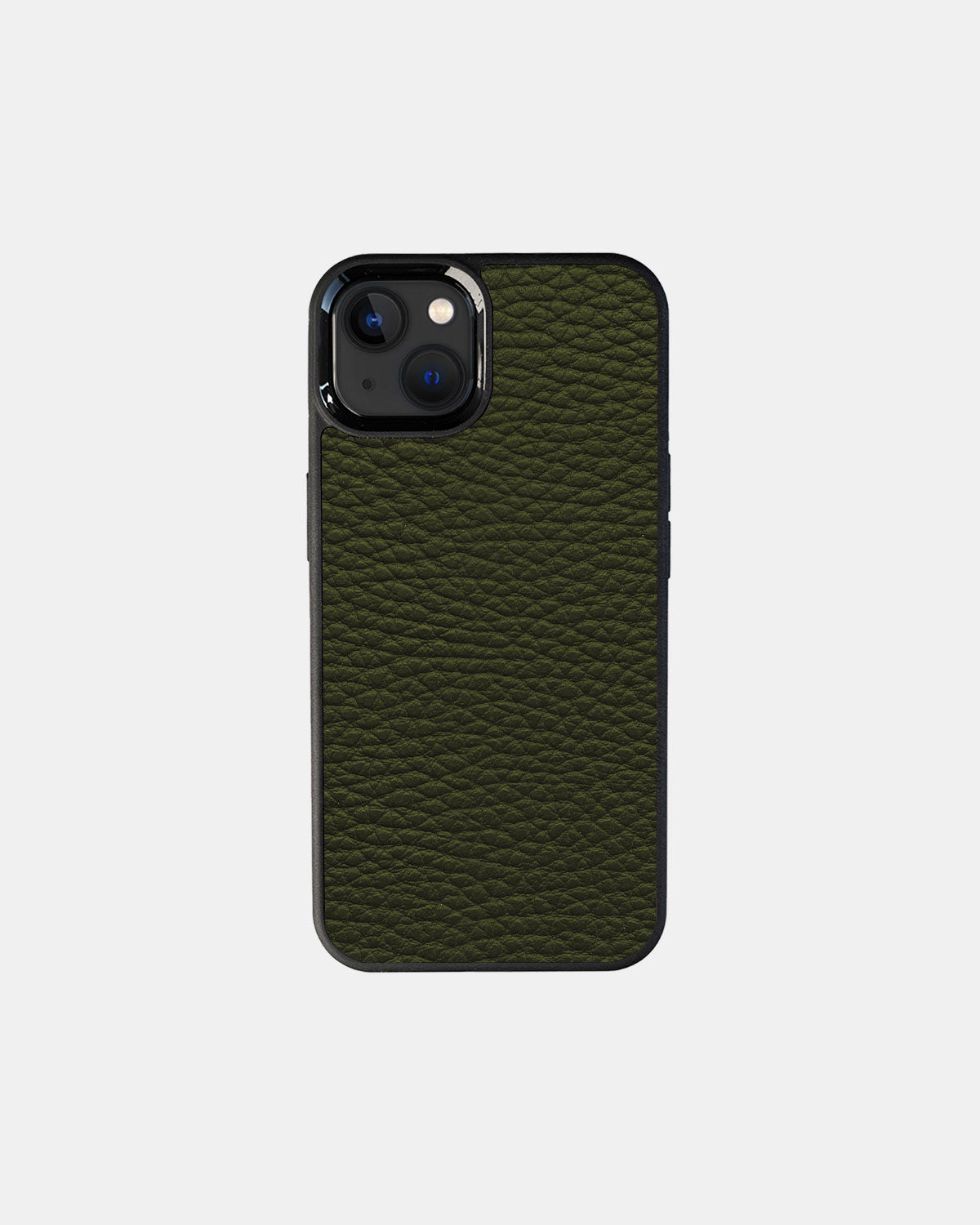 Green Leather Sport Case for iPhone 13