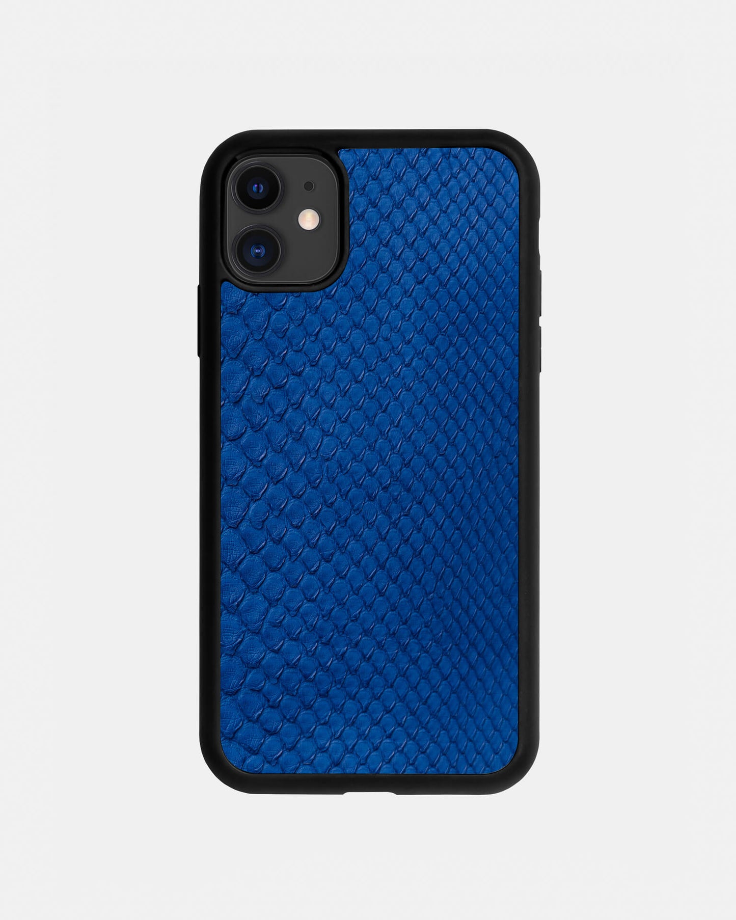 Blue Python Skin Sport Case for iPhone 11