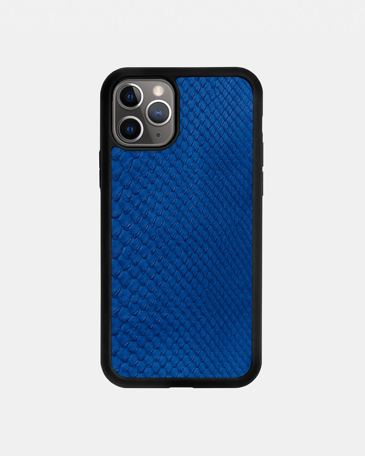 Blue Python Skin Sport Case for iPhone 11 Pro