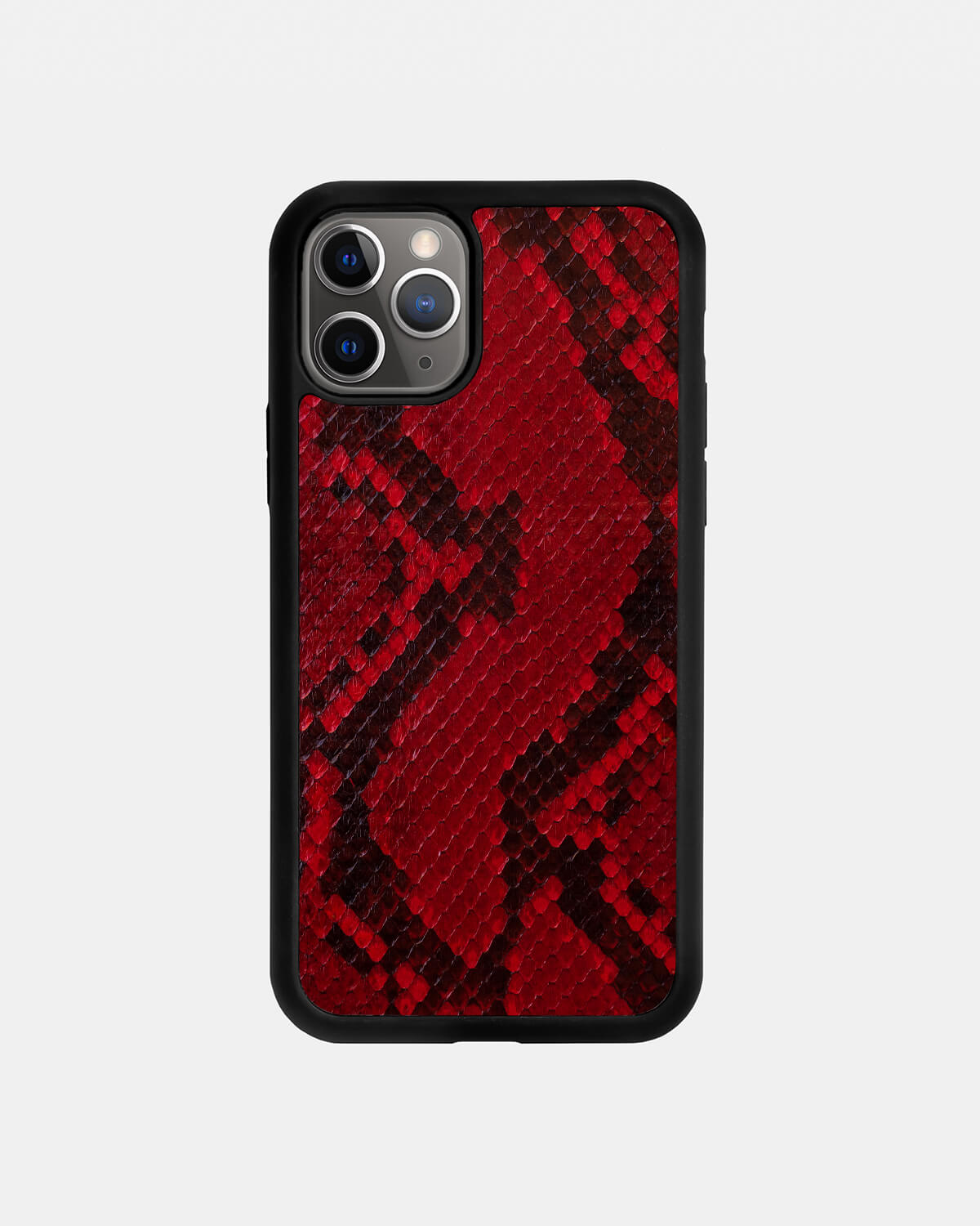 Red Python Skin Sport Case for iPhone 11 Pro