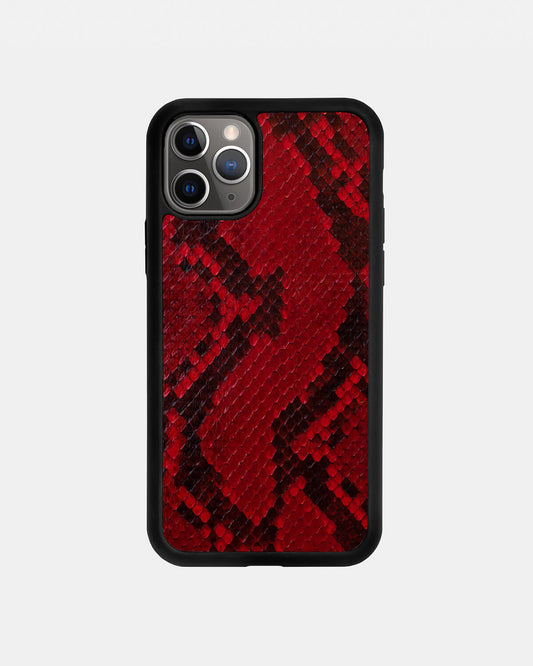 Спортивний чохол Red Python Skin для iPhone 11 Pro