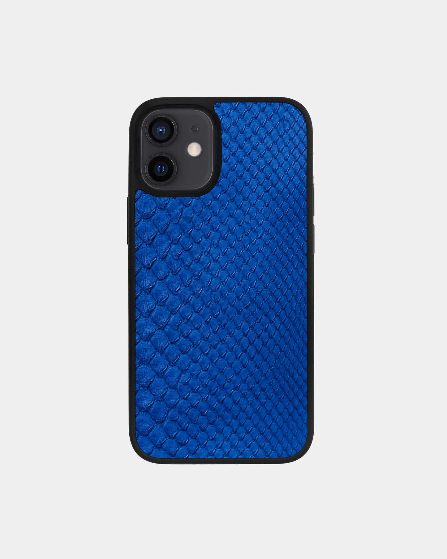 Blue Python Skin Sport Case for iPhone 12