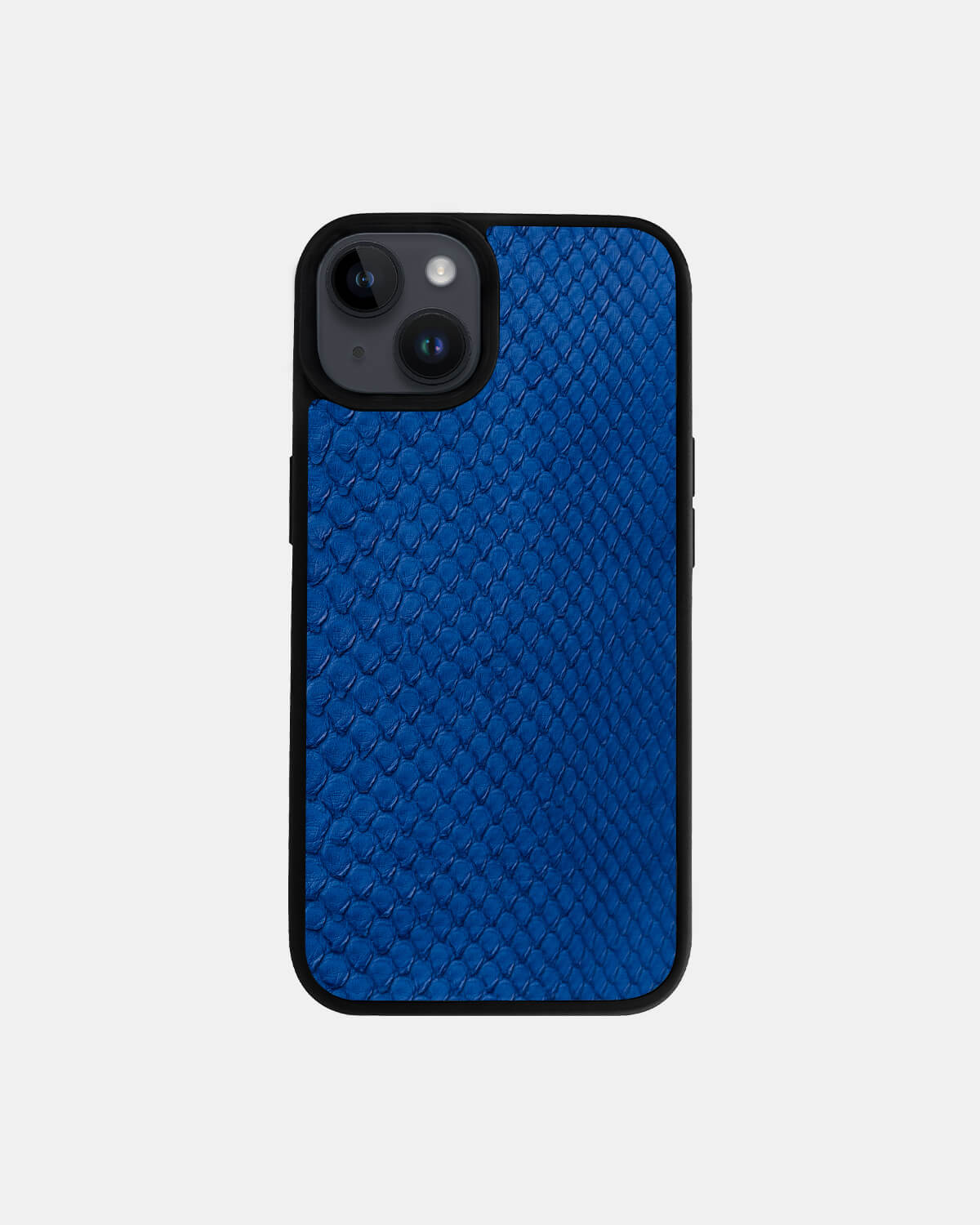 Blue Python Skin Sport Case for iPhone 14