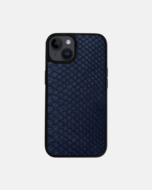 Темно-синій спортивний чохол Python Skin для iPhone 14